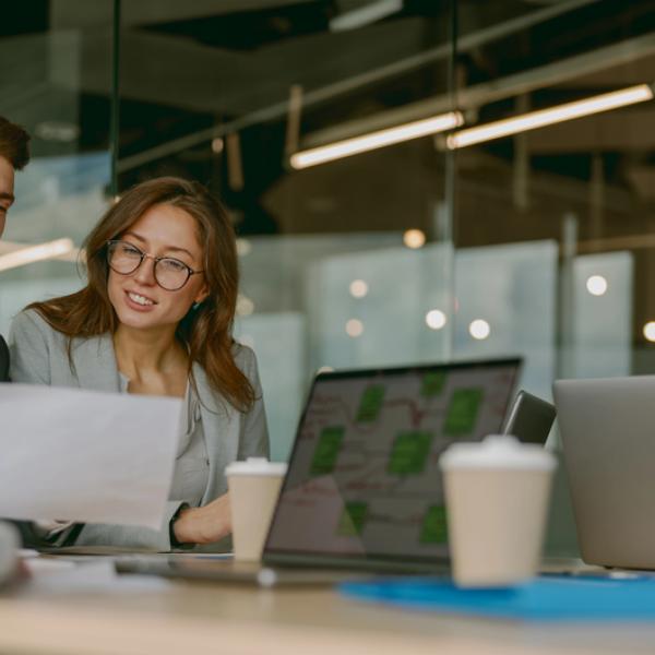 business professionals in an office
